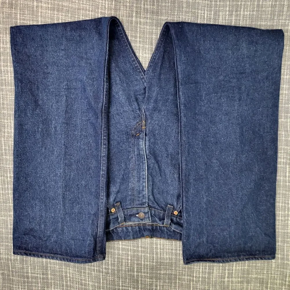 VTG RARE 517 Levi's Orange Tab Boot 20517-0217 Med-Dark Wash Jeans Men's 36x32
